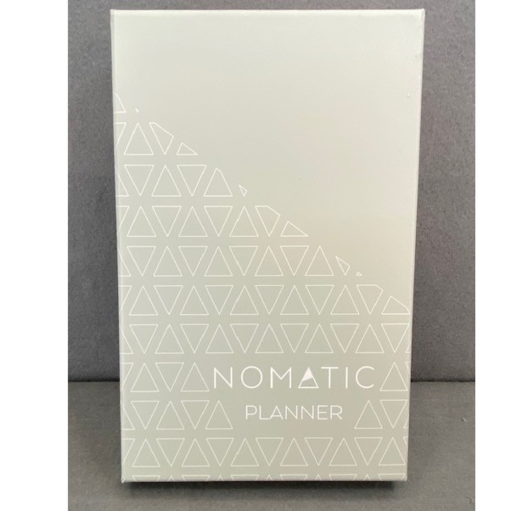 NOMATIC Planner Black 12 Month‎ Undated Goal Setting Productivity